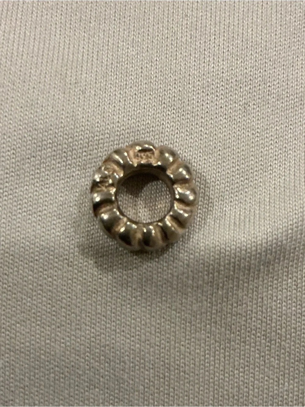 Pandora Silver Twisted Donut Charm